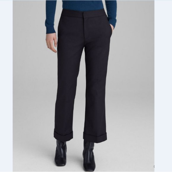 Club Monaco - Cuffed Crop Kick Flare Pants - Picture 1 of 5